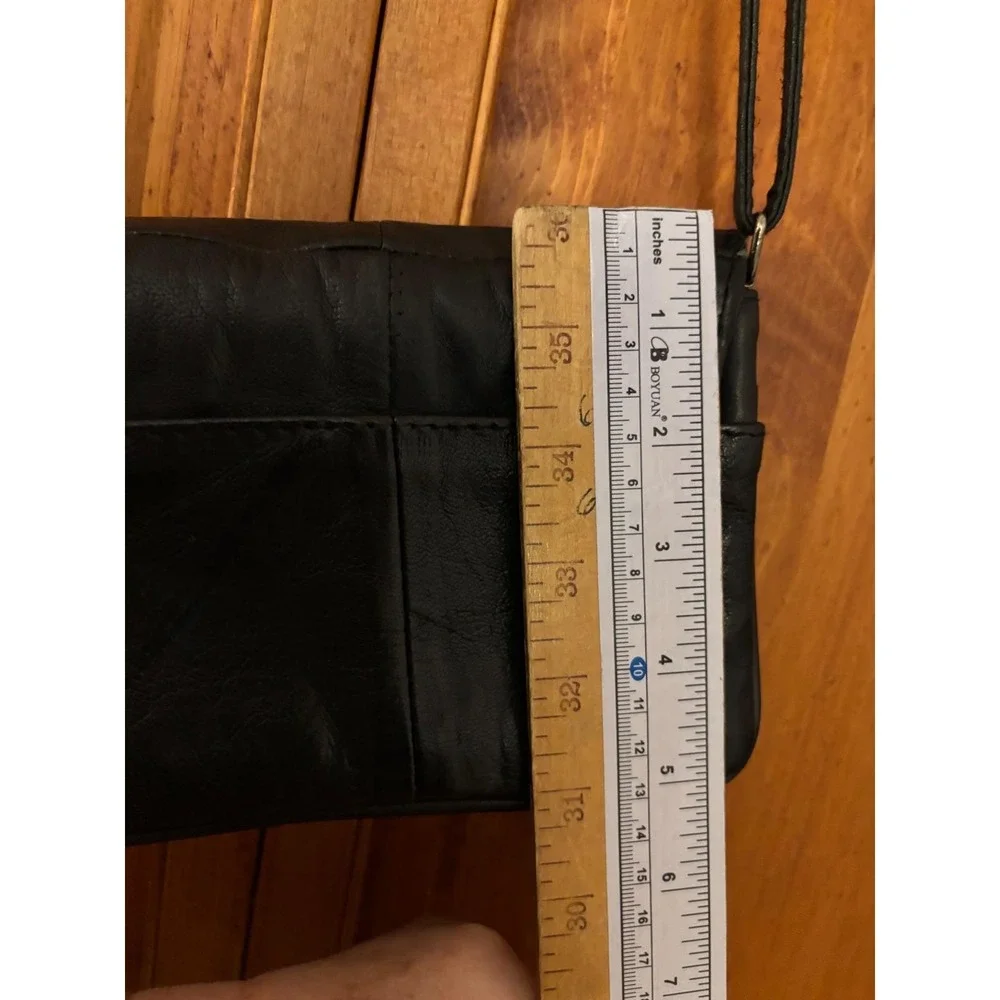 Crossbody Organizer Bag‎ Women Small Black Good Y2K Minimalist MultiPocket